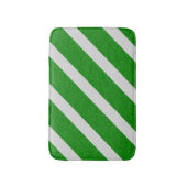Groene Streep Glitter Badmat (Voorkant Verticaal)