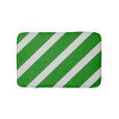 Groene Streep Glitter Badmat (Voorkant)