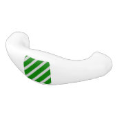 Groene Streep Glitter Keramische Ladegreep (Gekanteld)