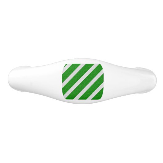 Groene Streep Glitter Keramische Ladegreep (Voorkant)