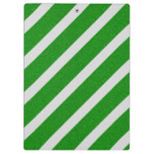 Groene Streep Glitter Klembord (Achterkant)