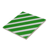 Groene Streep Glitter Tegeltje (Zijkant)