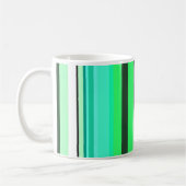 GROENE STREEP KOFFIE MOK (Links)