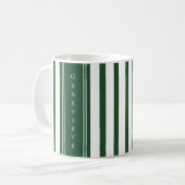 Groene Streep Koffiemok (Voorkant links)
