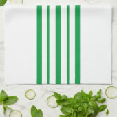 Groene Streep Theedoek (Gevouwen)