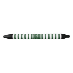 Groene Streep Zwarte Inkt Pen