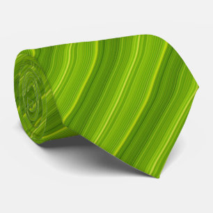 Groene streeppatroon stropdas