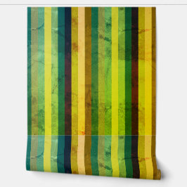 Groene strepen Aangepast behang 2' x 4', NullValue