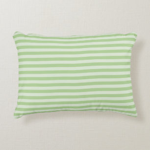 Groene Strepen Accent Kussen