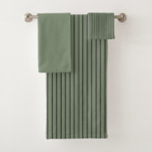  groene strepen bad handdoek (Insitu)