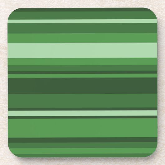Groene strepen bier onderzetter (Voorkant)