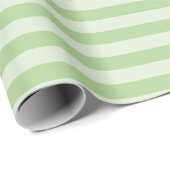 Groene Strepen Cadeaupapier (Rol Hoek)