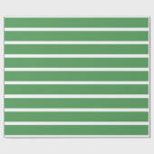 Groene Strepen Cadeaupapier (Vlak)