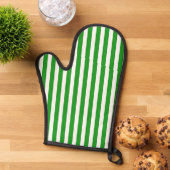 Groene Strepen Chef Bakker Grillen Ovenwant (Top down)