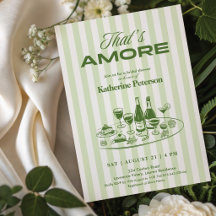 Groene Strepen Dat is Amore Bruidsfeestje