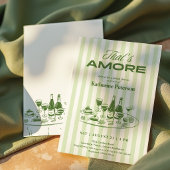 Groene Strepen Dat is Amore Bruidsfeestje Kaart