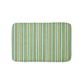 Groene Strepen Glitter Badmat (Voorkant)