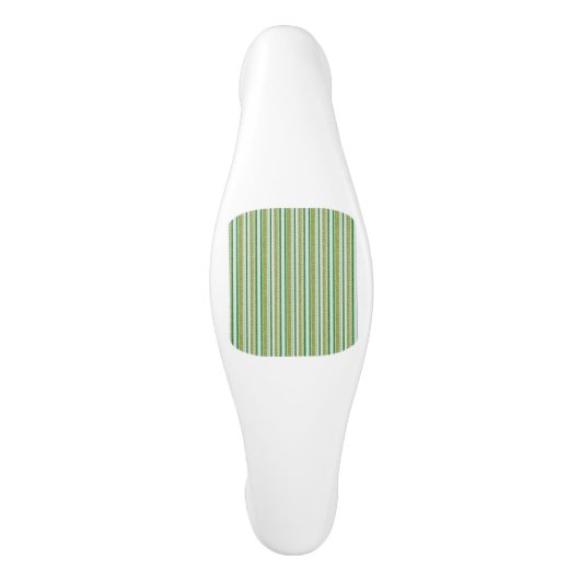 Groene Strepen Glitter Keramische Kastgreep (Voorkant)