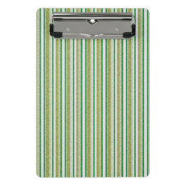 Groene Strepen Glitter Mini Klembord
