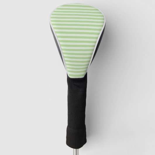 Groene Strepen Golfheadcover (Voorkant)