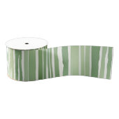 Groene Strepen Grosgrain Lint (Spoel)