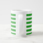 Groene Strepen Grote Koffiekop (Achterkant)