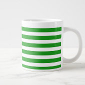 Groene Strepen Grote Koffiekop (Rechts)