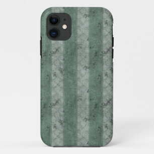 Groene Strepen Grunge iPhone 11 Hoesje