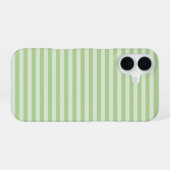 Groene Strepen iPhone 16 Hoesje (Achterkant horizontaal)