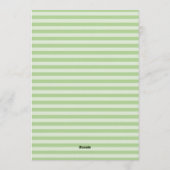 Groene Strepen Kaart (Achterkant)