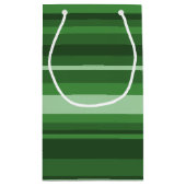 Groene strepen klein cadeauzakje (Achterkant)