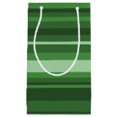 Groene strepen klein cadeauzakje (Voorkant)