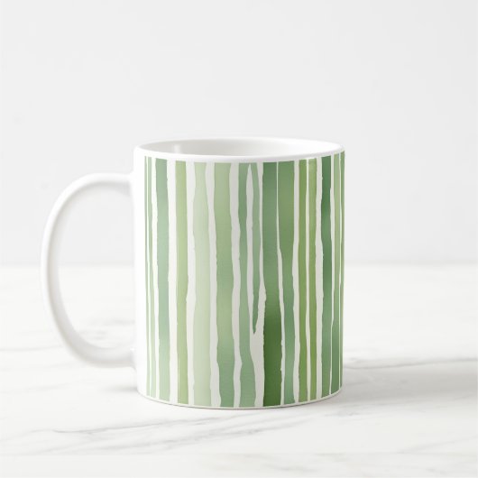 Groene Strepen  Koffiemok (Links)