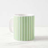 Groene Strepen Koffiemok (Voorkant links)