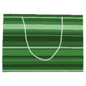 Groene strepen large cadeautasje (Achterkant)