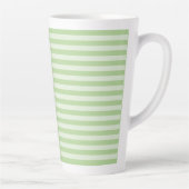 Groene Strepen Latte Mok (Rechts)