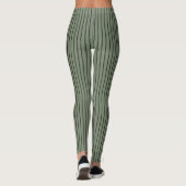 groene strepen leggings (Achterkant)