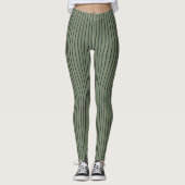 groene strepen leggings (Voorkant)