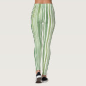 Groene Strepen  Leggings (Achterkant)