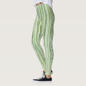 Groene Strepen  Leggings (Links)