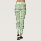 Groene Strepen  Leggings (Achterkant)
