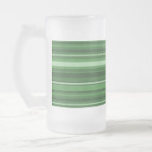 Groene strepen matglas bierpul (Links)