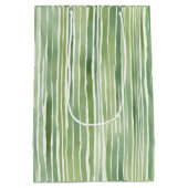 Groene Strepen  Medium Cadeauzakje (Achterkant)
