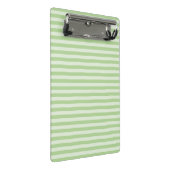 Groene Strepen Mini Klembord (Schuin)