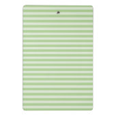 Groene Strepen Mini Klembord (Achterkant)