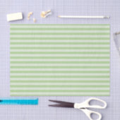 Groene Strepen Naadloos Patroon Tissuepapier (Craft)