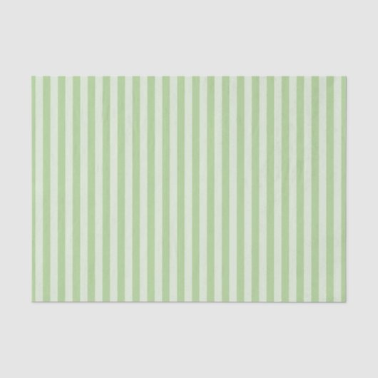 Groene Strepen Naadloos Patroon Tissuepapier (Voorkant)