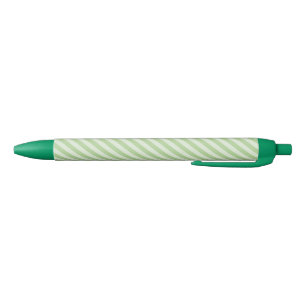 Groene strepen naadloos patroon zwarte inkt pen