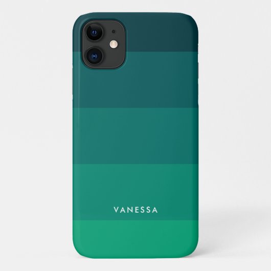 Groene strepen palet Case-Mate iPhone case (Achterkant)
