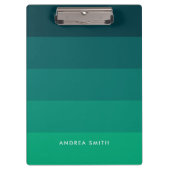 Groene strepen palet klembord (Voorkant)